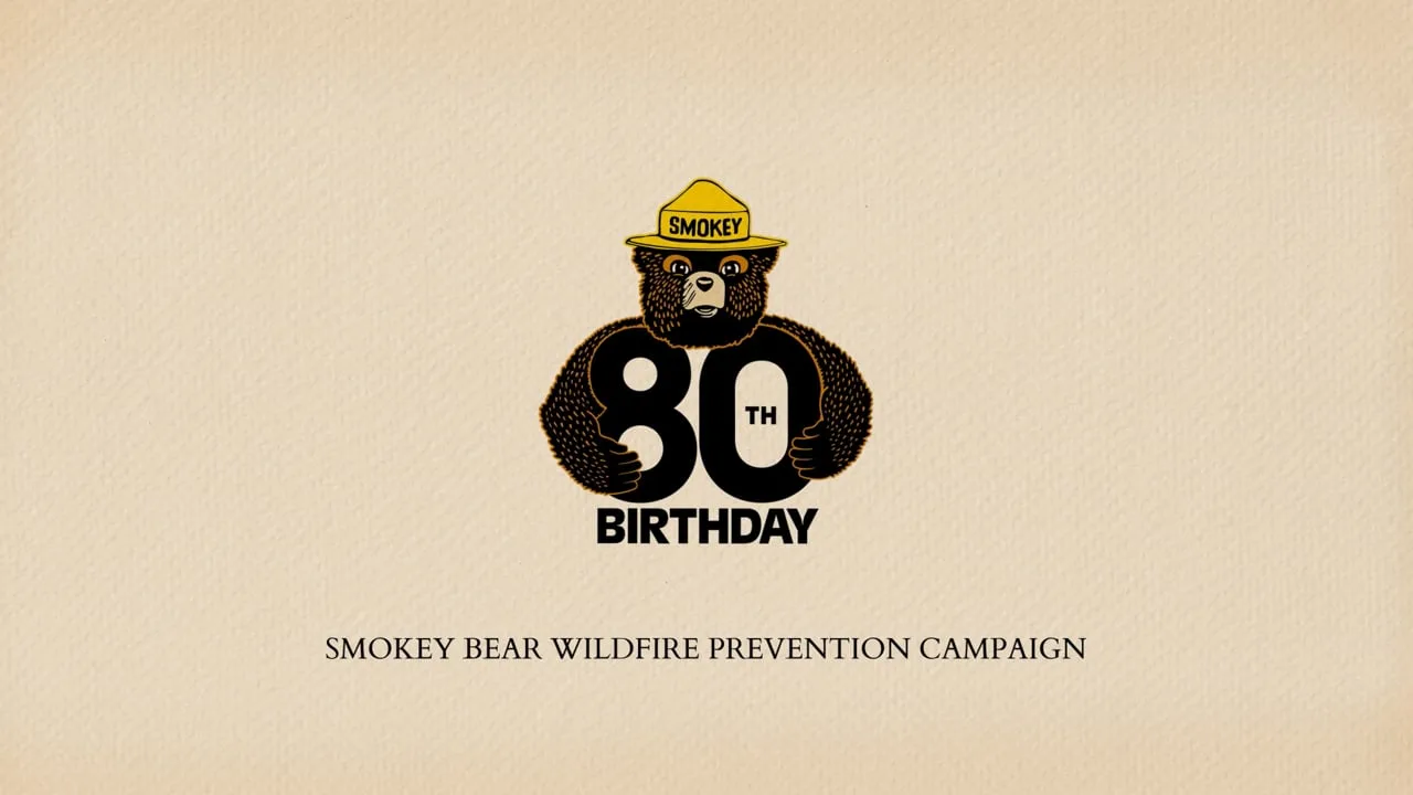 Interview for the Smokey Bear 80th anniversary campaign